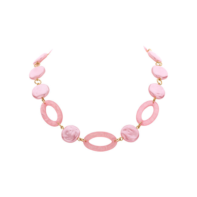 Les Cordes Halsketting Karn Roze