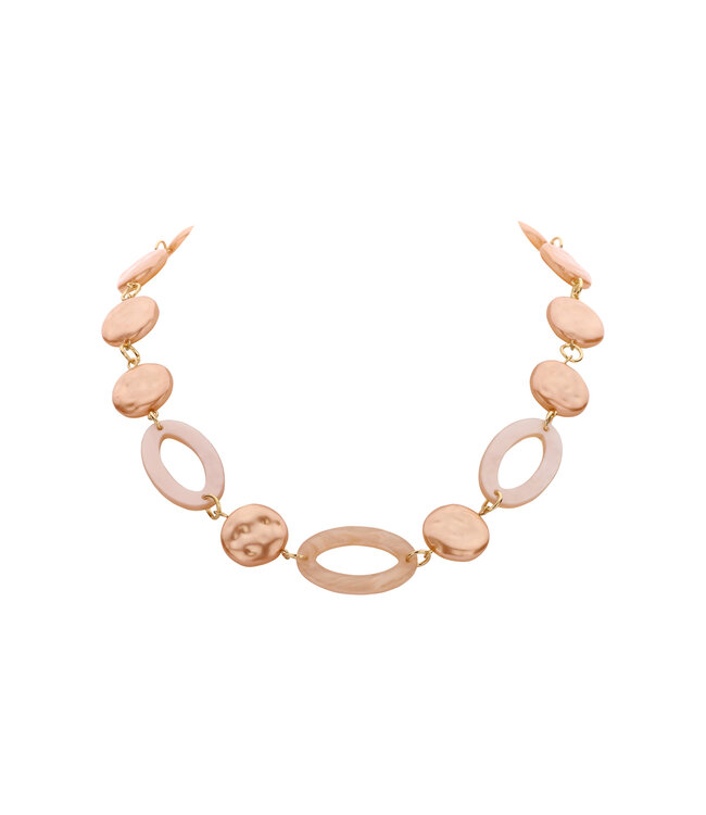 Les Cordes Halsketting Karn Beige