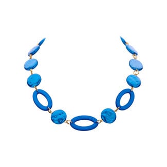 Les Cordes Les Cordes - Halsketting Blauw