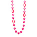 Les Cordes Halsketting Karnlang Fuchsia