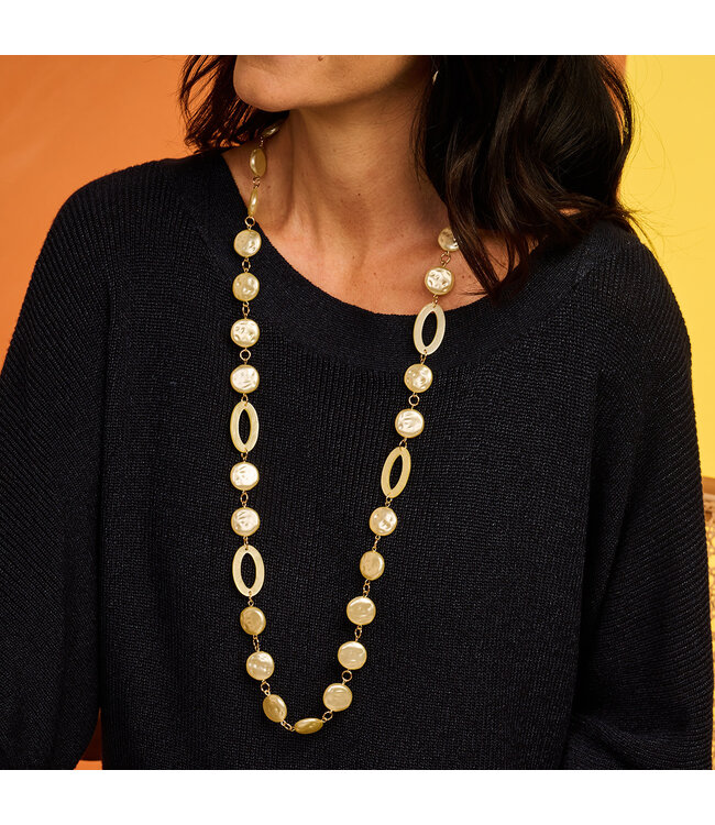 Les Cordes Les Cordes - Halsketting Geel