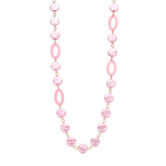 Les Cordes Halsketting Karnlang Roze