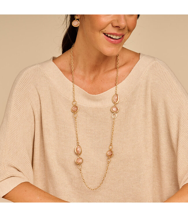 Les Cordes Halsketting Kobelang Beige