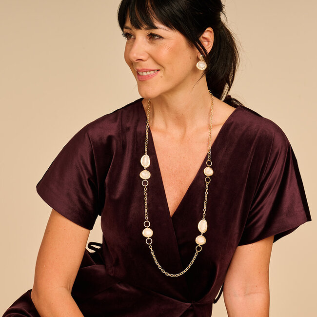 Les Cordes Les Cordes - Halsketting Ecru