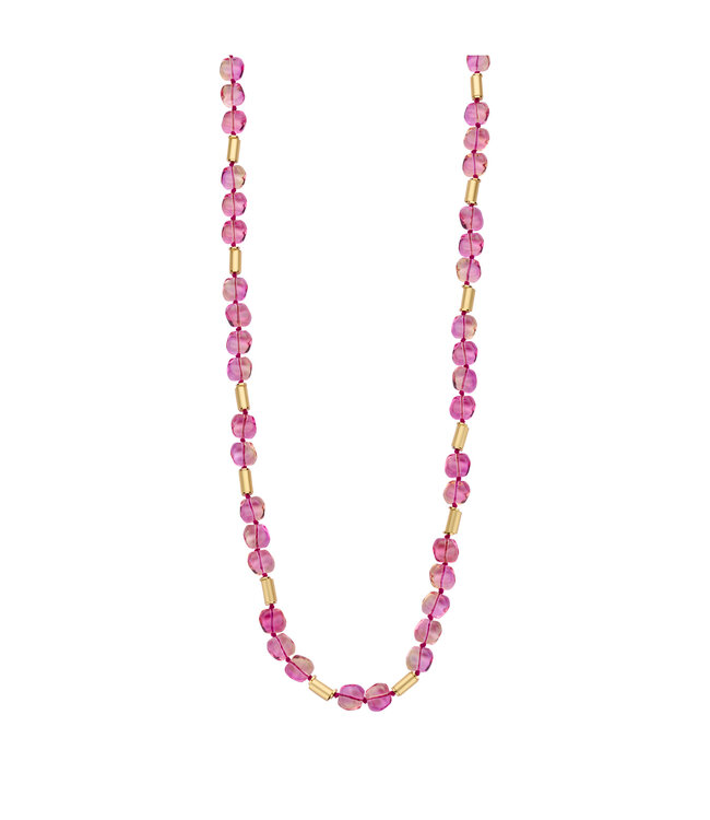 Les Cordes Halsketting Pan89 Fuchsia