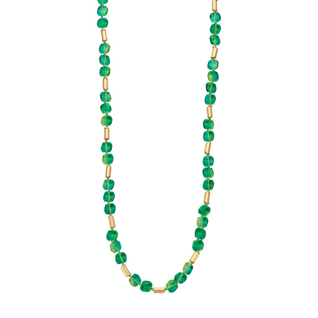 Les Cordes Halsketting Pan 89 Groen