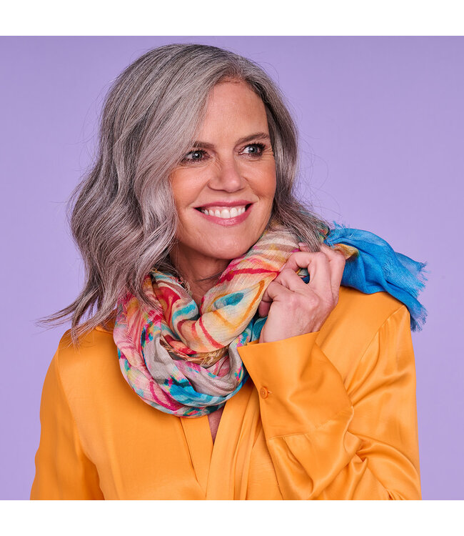 Les Cordes Sjaal LCSCARVES229 Multicolor