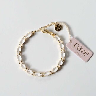 Paviè Armband Brina Bianco