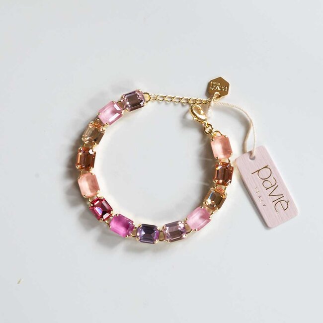 Paviè Armband Breanna Sfumato Fucsia
