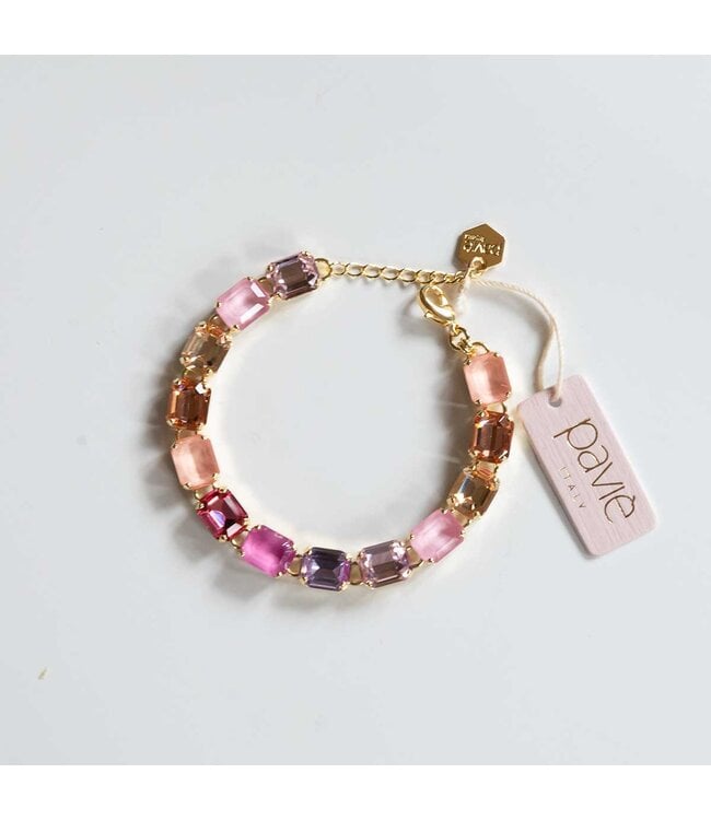 Paviè Armband Breanna Sfumato Fucsia