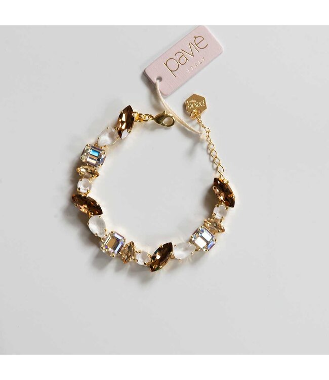 Paviè Armband Adelina Bronzo