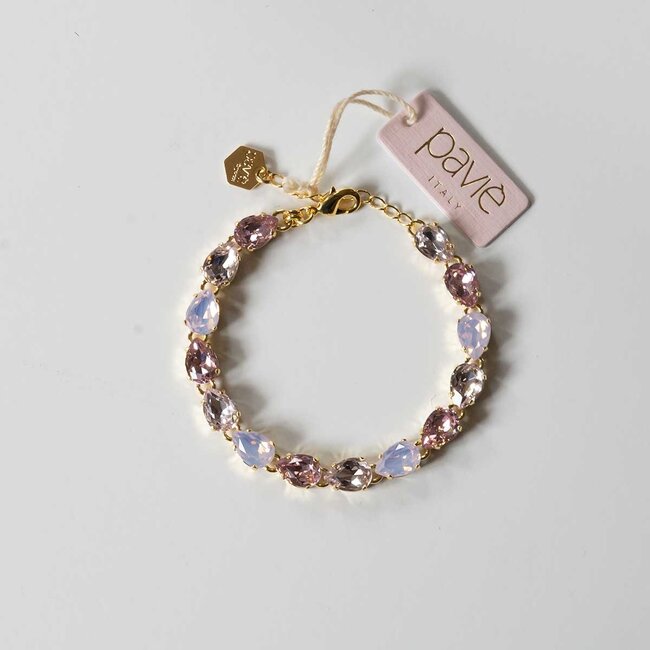 Paviè Armband Bernadette Rosa