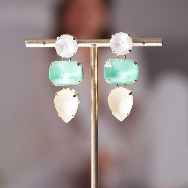 Paviè Paviè - Oorring Bianco/Tiffany