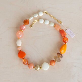 Paviè Paviè - Halsketting Arancione