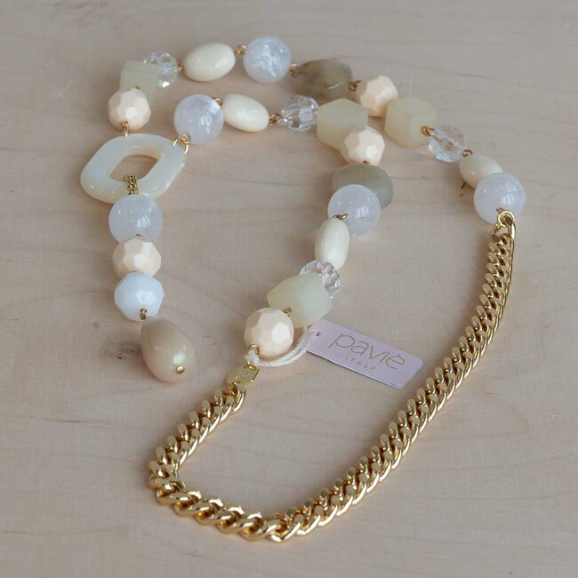 Paviè Paviè - Halsketting Avorio