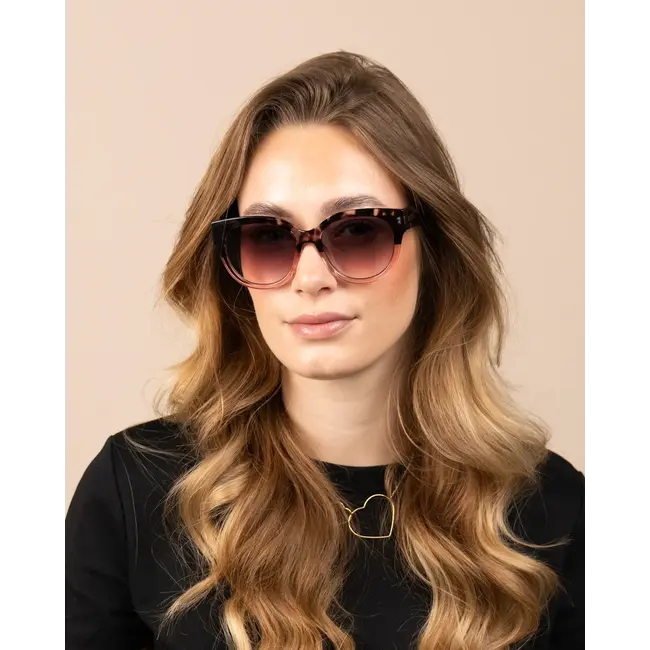 Oozoo Oozoo - black/pink sunglasses