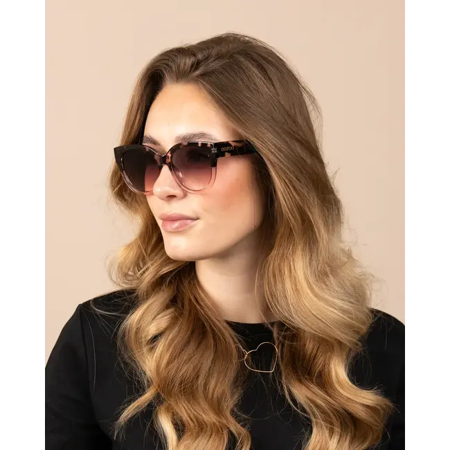 Oozoo black/pink sunglasses
