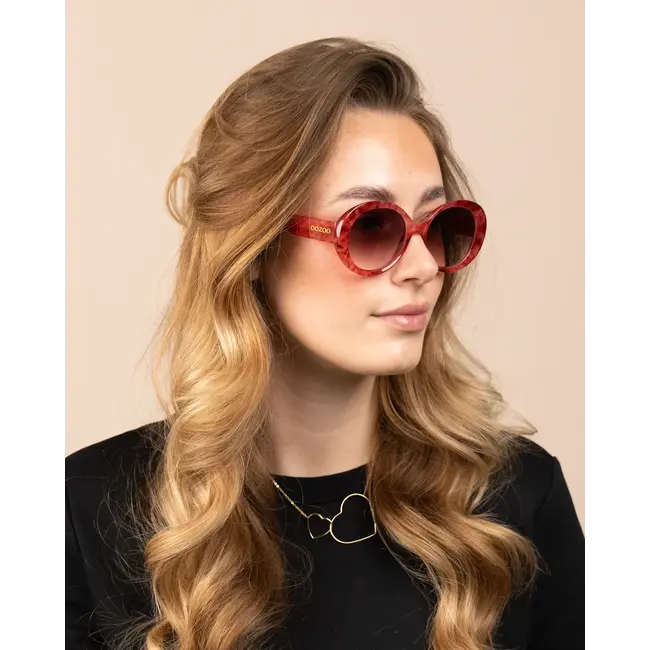 Oozoo Oozoo - pink/red turtoise sunglasses