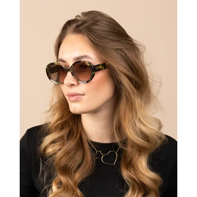 Oozoo Green tortoise sunglasses