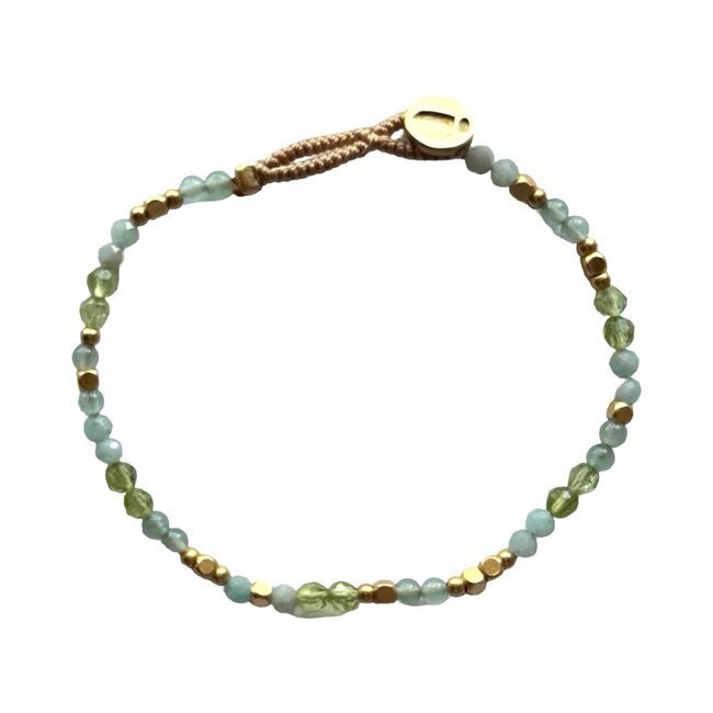 Ibu Jewels Ibu Jewels - Armband Lulu Liv Mix Green
