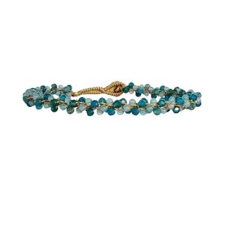 Ibu Jewels Armband Jill Jazzy Mix Teal