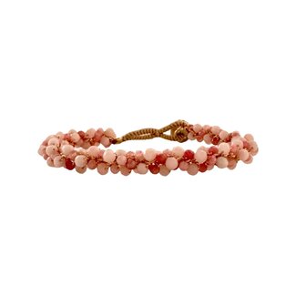 Ibu Jewels Ibu Jewels - Armband Jill Jazzy Mix Pink