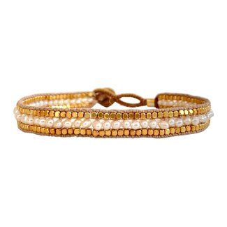 Ibu Jewels Armband Cap Jolie Pearls
