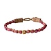 Ibu Jewels Ibu Jewels - Armband Cap Henry Pink Tourmalin