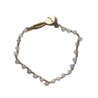 Ibu Jewels Ibu Jewels - Armband Lulu Fine Blue Chalcedony