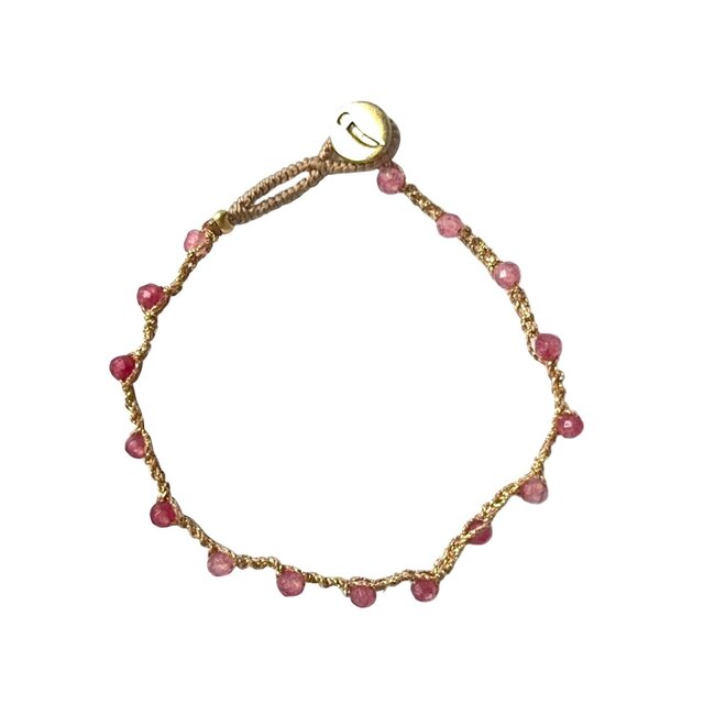 Ibu Jewels Ibu Jewels - Armband Lulu Fine Cherry Quartz