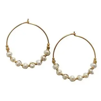 Ibu Jewels Ibu Jewels - Oorring Pearl Hoop