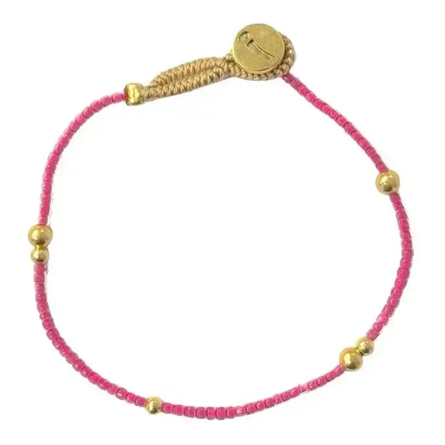 Ibu Jewels Ibu Jewels - Armband Lulu Lola Fuchsia
