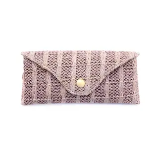 Frank and Lucie Hardcase Wink Raffia Lilac