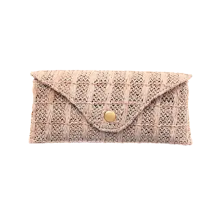 Frank and Lucie Frank and Lucie - Hardcase Wink Raffia Nude Peach