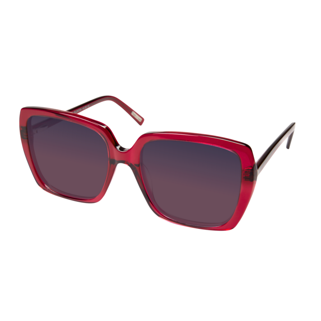 Frank and Lucie Zonnebril Eyedentity Grown Up Red