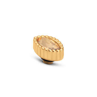 MelanO Twisted Navette Crystal golden shadow