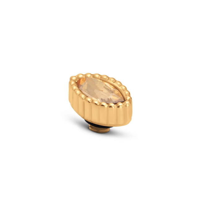 MelanO Twisted Navette Crystal golden shadow
