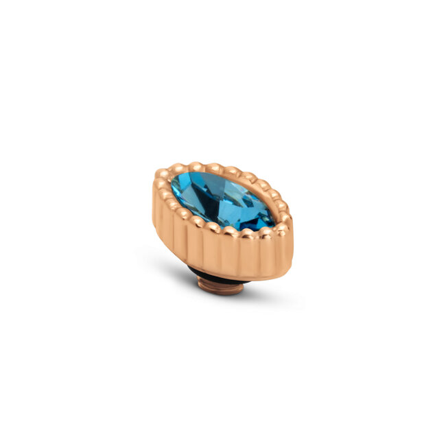 MelanO Navette Aquamarine
