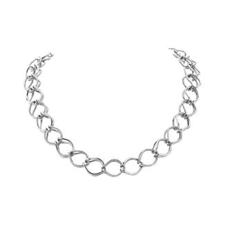 Les Cordes Halsketting DOVER Zilver