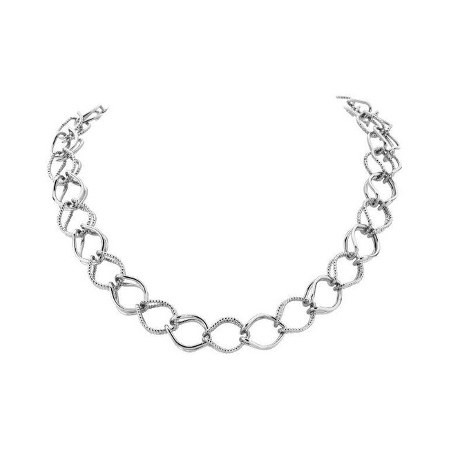 Les Cordes Halsketting DOVER Zilver