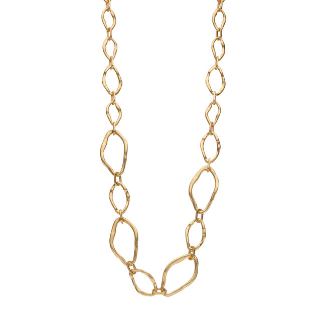 Les Cordes Halsketting KAYANA Goud Mat