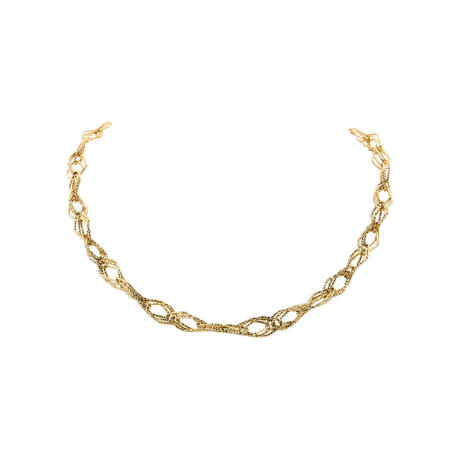 Les Cordes Halsketting DIDO Goud