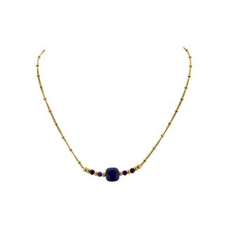 Les Cordes Halsketting RILANO Blauw