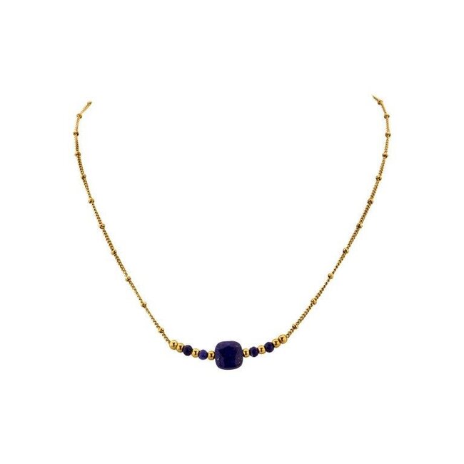 Les Cordes Halsketting RILANO Blauw