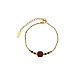 Les Cordes Armband RILANO Bordeaux