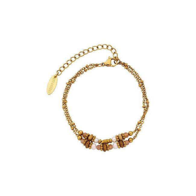 Les Cordes Armband RIBA Beige