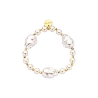 Les Cordes Armband DOHA Parelmoer