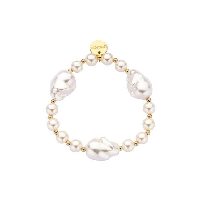Les Cordes Les Cordes - Armband Parelmoer