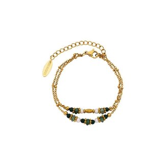 Les Cordes Les Cordes - Armband Groen