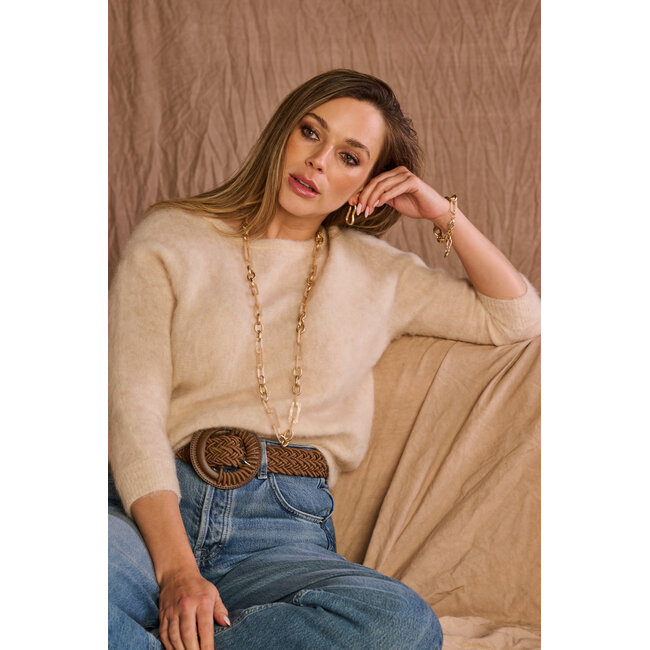 Les Cordes Les Cordes - Armband Beige